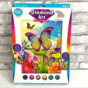 Palmer Paints Butterfly Diamond Art Jewel by Number - NEW